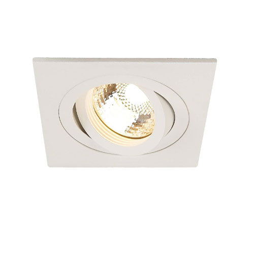 NEW TRIA SQUARE 240V GU10 Recessed Downlight - White (SLV 111511)
