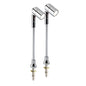 2 x SPECTRUM 1W LED Pro Stalk Spotlight Kits - Chrome