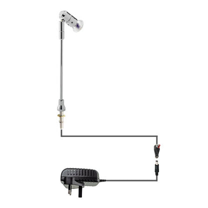 1 x SPECTRUM 12V MR11 4W LED Stalk Spotlight Kit - Chrome