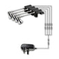 4 x SPECTRUM 12V MR16 LED Clamp Spotlights Kit - Chrome