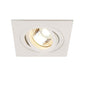 NEW TRIA SQUARE 240V GU10 Recessed Downlight - White (SLV 111511)