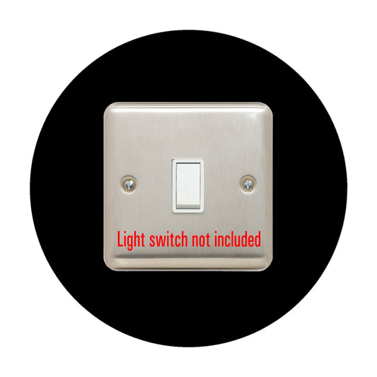 Single Light Switch Surround, round