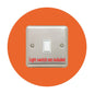 Single Light Switch Surround, round