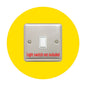 Single Light Switch Surround, round