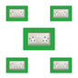 Set of 5 Double Socket Surrounds
