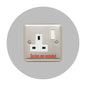 Single Socket Surround, round