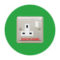 Single Socket Surround, round