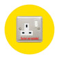 Single Socket Surround, round