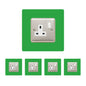 Set of 5 Single Socket Surround, square
