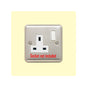 Single Socket Surround, square