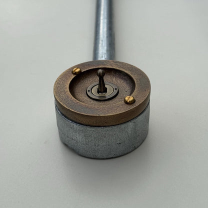 Single Gang 2 Way Antique Brass Conduit Light Toggle Switch